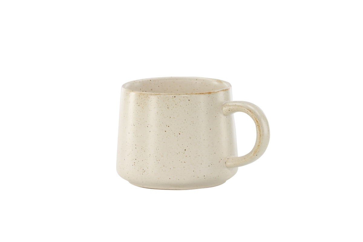Active tekopp 2-pack 9x8 cm beige med svarta prickar