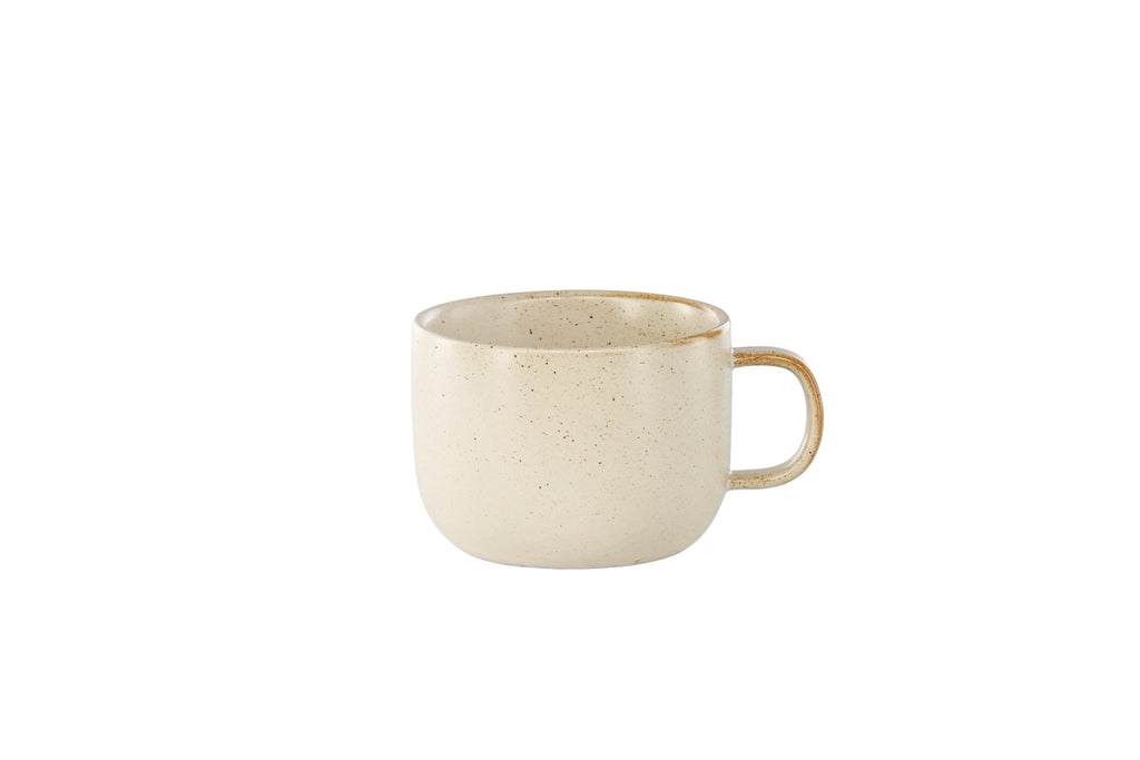 Active kopp 2-pack 10x7 cm beige med svarta prickar