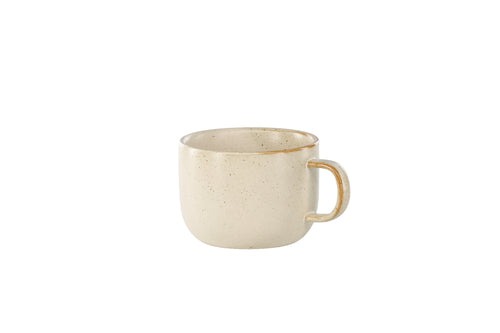 Active kopp 2-pack 10x7 cm beige med svarta prickar