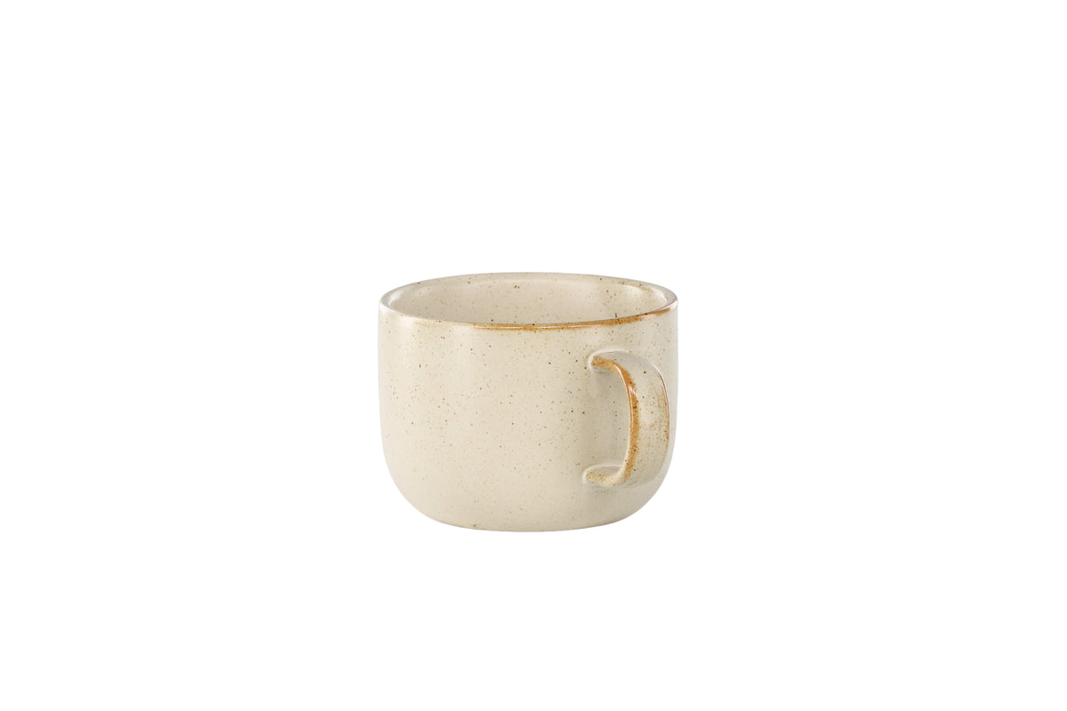 Active kopp 2-pack 10x7 cm beige med svarta prickar