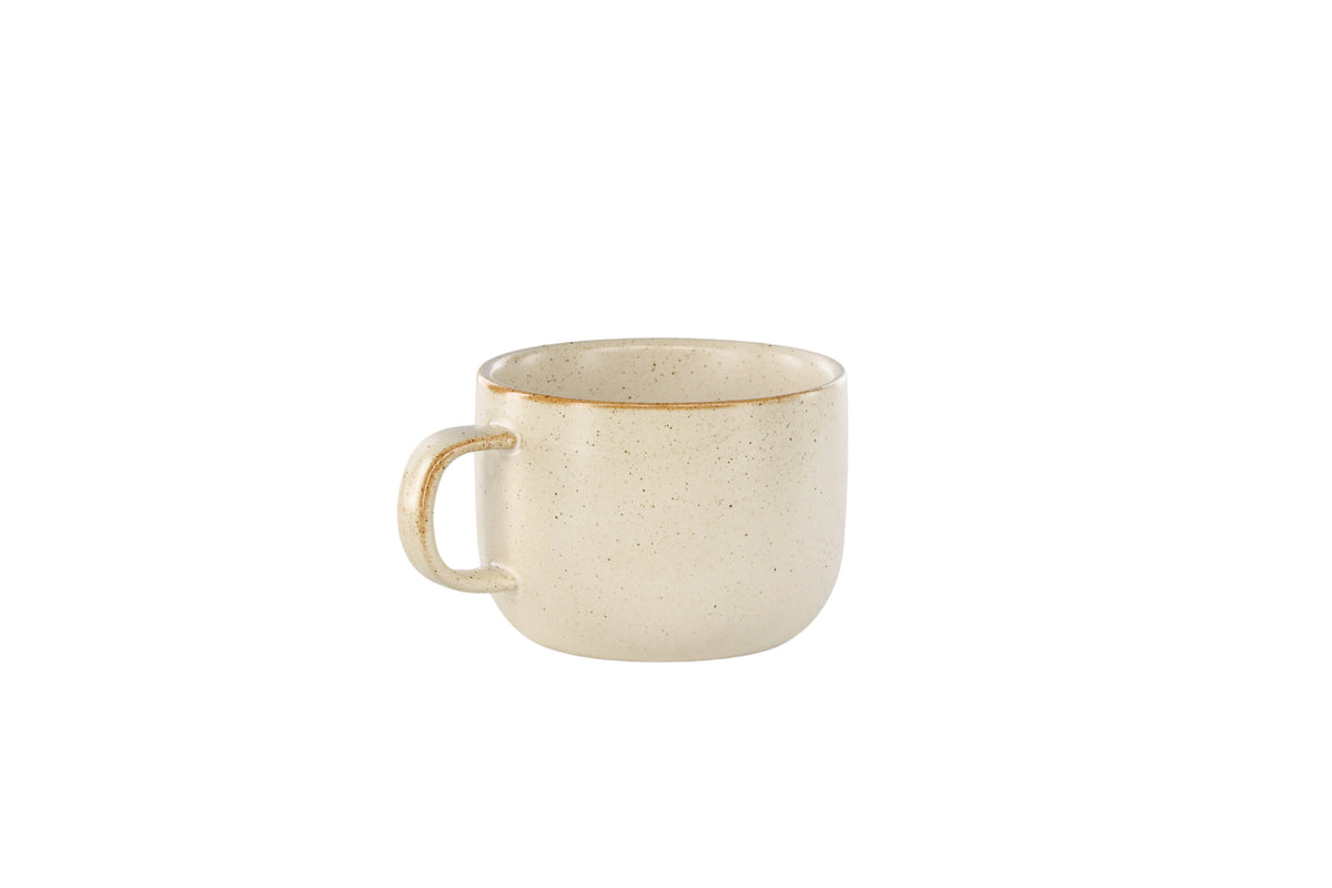 Active kopp 2-pack 10x7 cm beige med svarta prickar