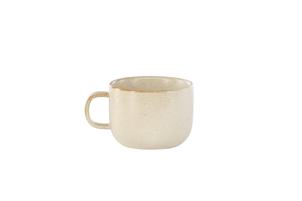 Active kopp 2-pack 10x7 cm beige med svarta prickar