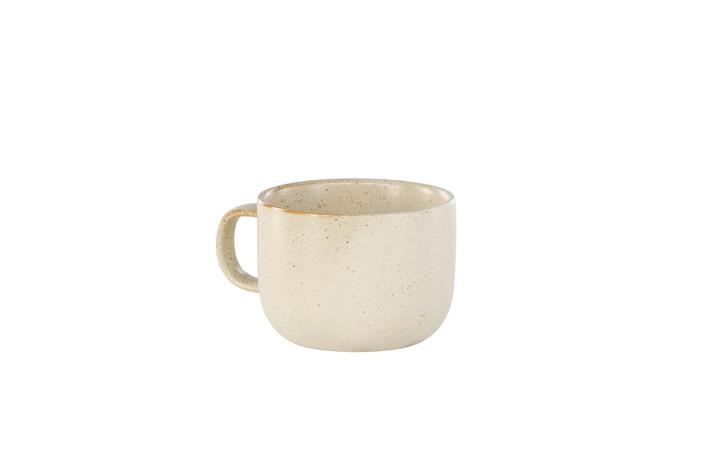 Active kopp 2-pack 10x7 cm beige med svarta prickar
