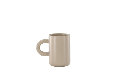 Active kaffekopp 2-pack 7x11 cm matt beige