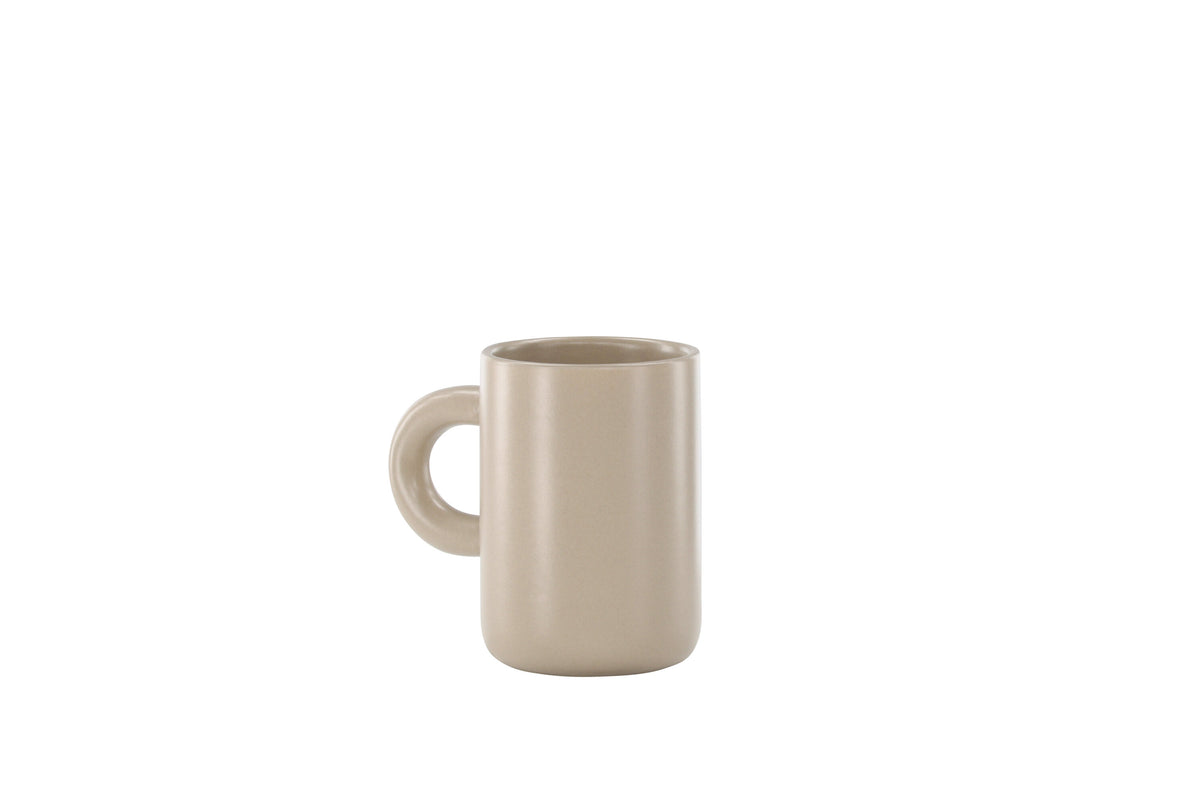 Active kaffekopp 2-pack 7x11 cm matt beige