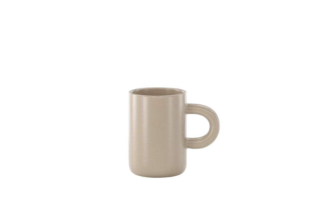 Active kaffekopp 2-pack 7x11 cm matt beige