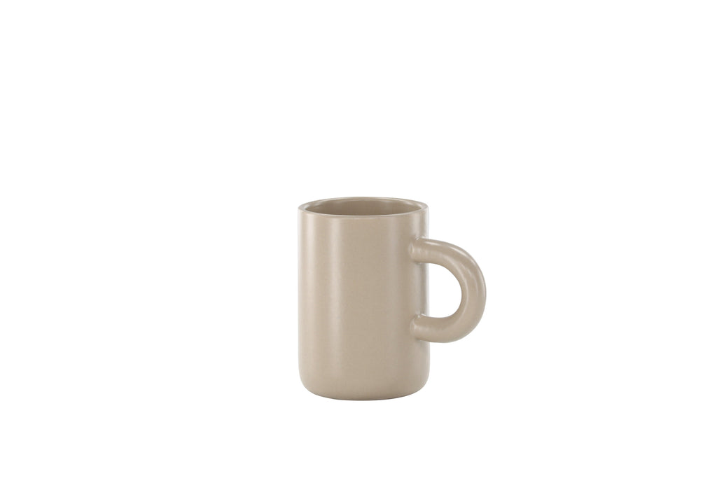 Active kaffekopp 2-pack 7x11 cm matt beige