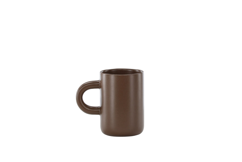 Active kaffekopp 2-pack 7x11 cm matt brun