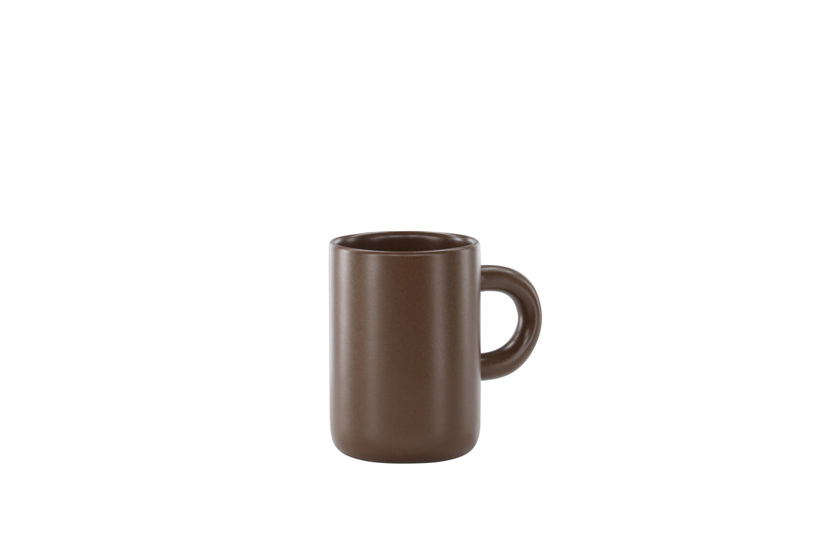 Active kaffekopp 2-pack 7x11 cm matt brun