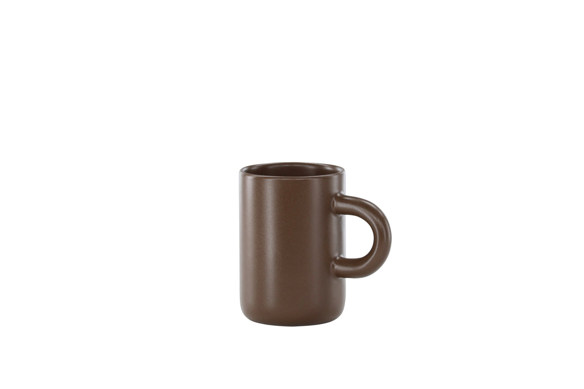 Active kaffekopp 2-pack 7x11 cm matt brun