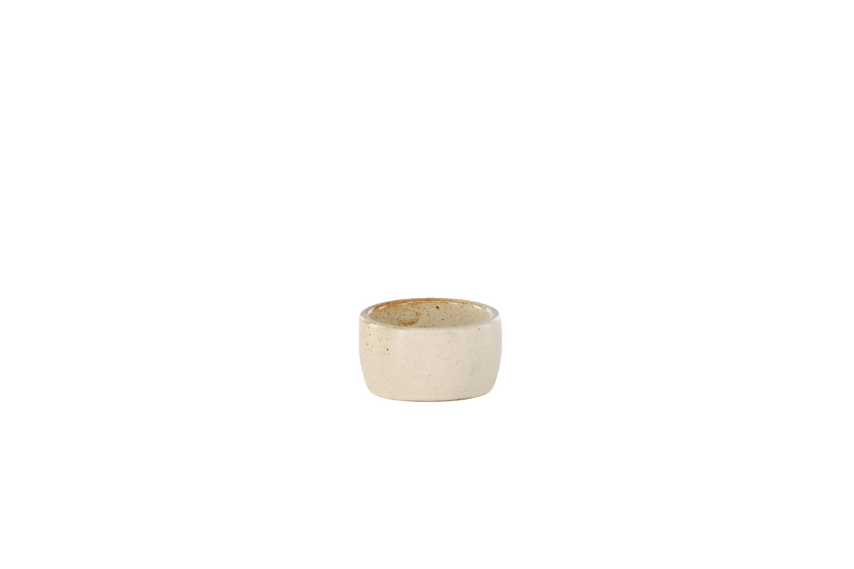 Active äggkopp 2-pack 5x3 cm beige med svarta prickar