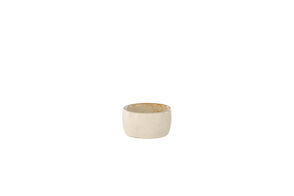 Active äggkopp 2-pack 5x3 cm beige med svarta prickar