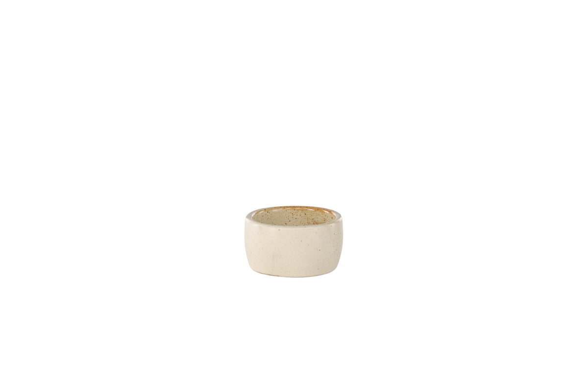 Active äggkopp 2-pack 5x3 cm beige med svarta prickar