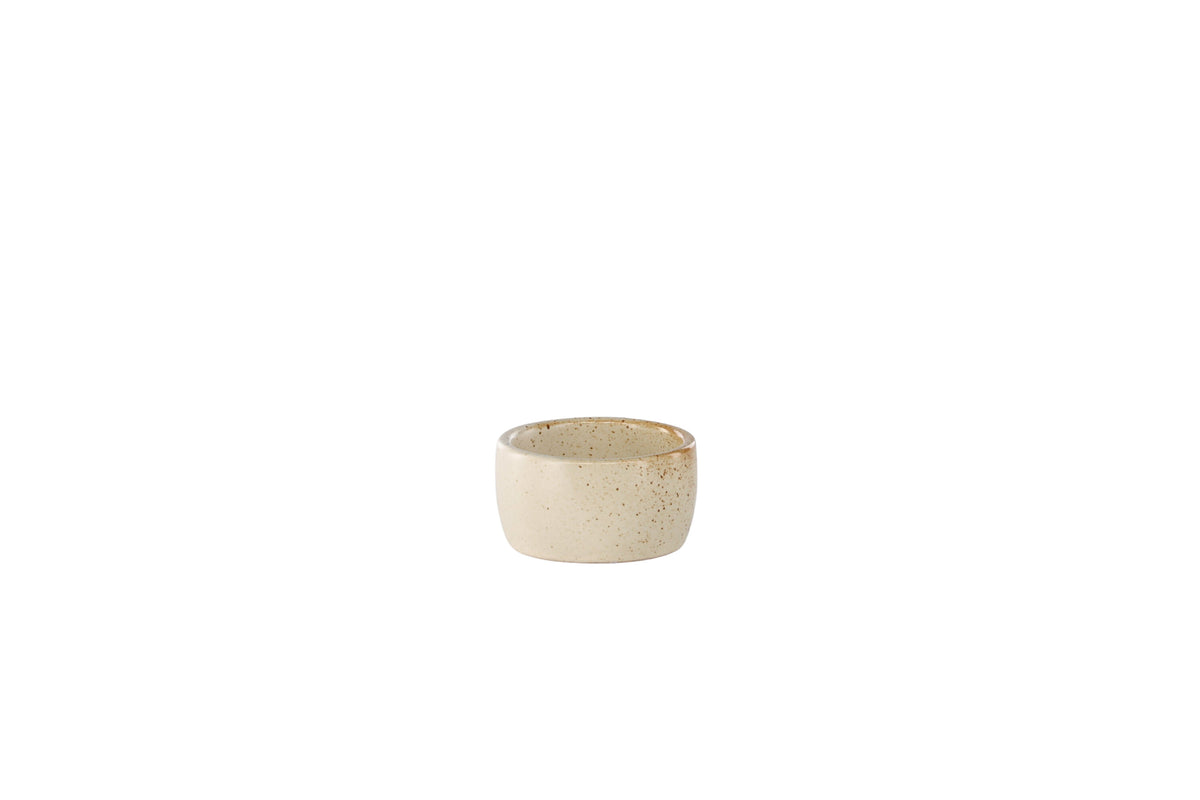 Active äggkopp 2-pack 5x3 cm beige med svarta prickar