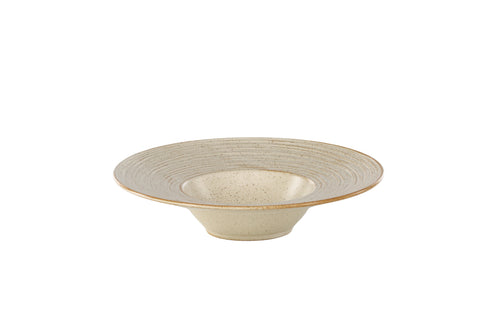Active pastaskål 2-pack 26x6 cm beige med svarta prickar