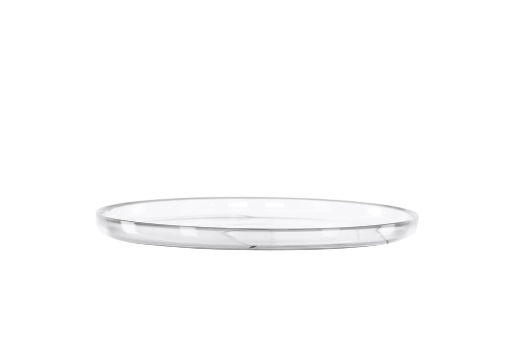Shine tallrik 2-pack 21 cm höjd 3 cm klarglas