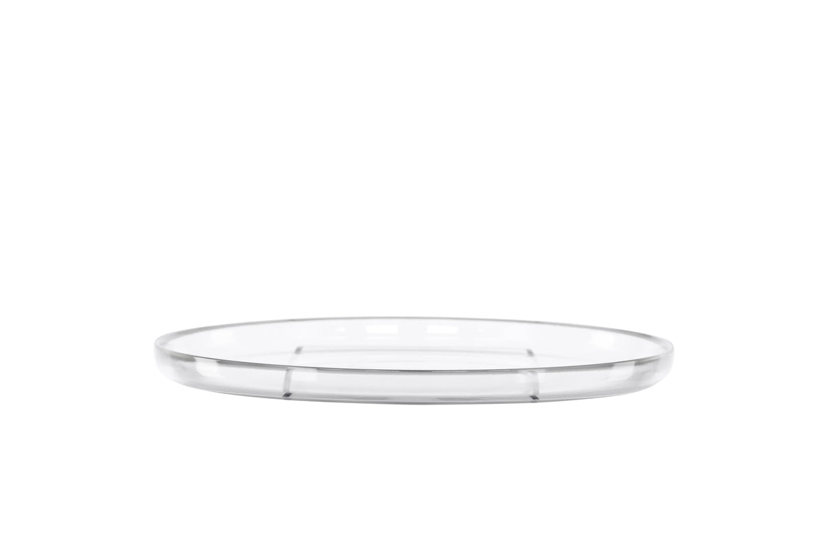 Shine tallrik 2-pack 21 cm höjd 3 cm klarglas