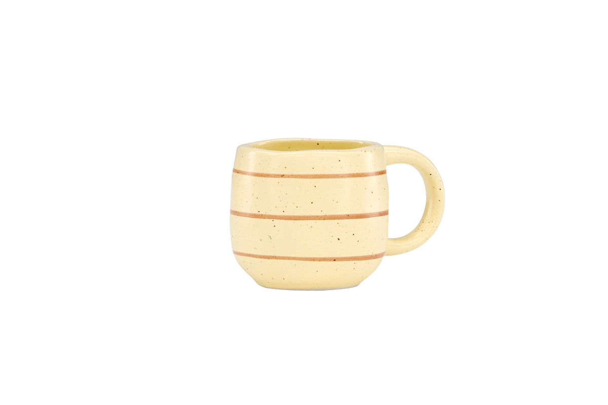 Kutie mugg 2-pack 9x8 cm beige/brun
