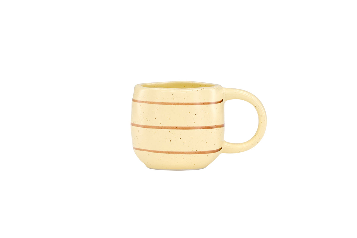 Kutie mugg 2-pack 9x8 cm beige/brun