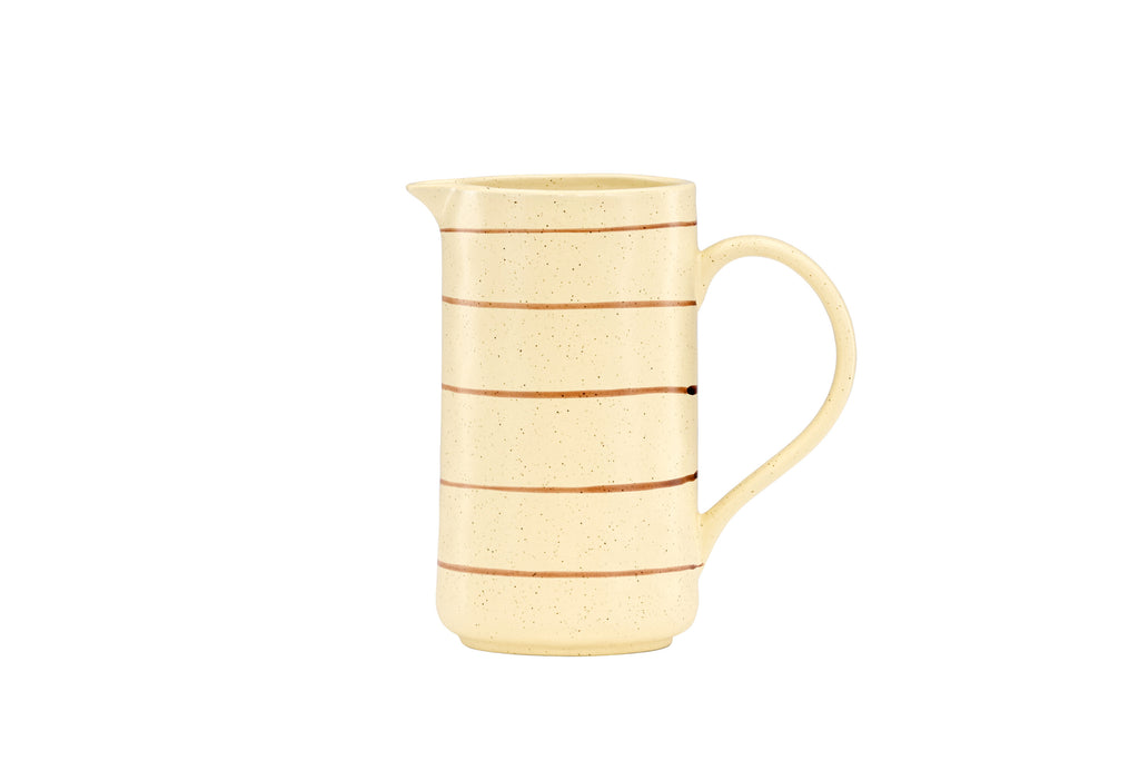 Kutie mjölkkanna 13x22 cm beige/brun