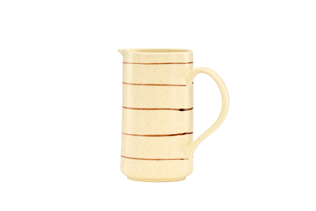 Kutie mjölkkanna 13x22 cm beige/brun