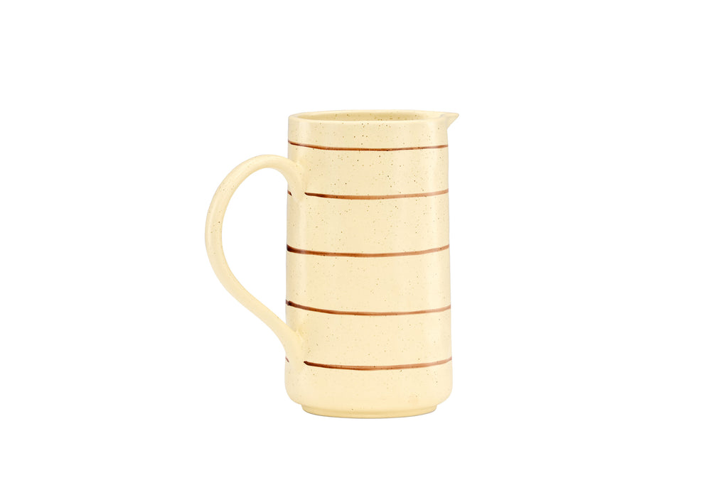 Kutie mjölkkanna 13x22 cm beige/brun