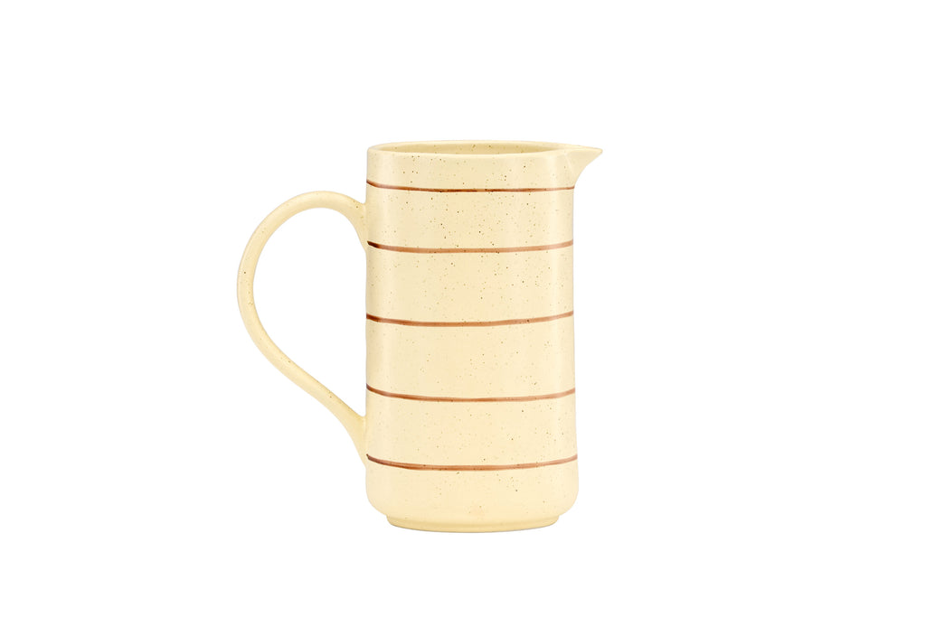 Kutie mjölkkanna 13x22 cm beige/brun