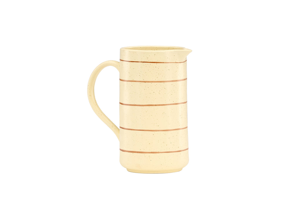 Kutie mjölkkanna 13x22 cm beige/brun