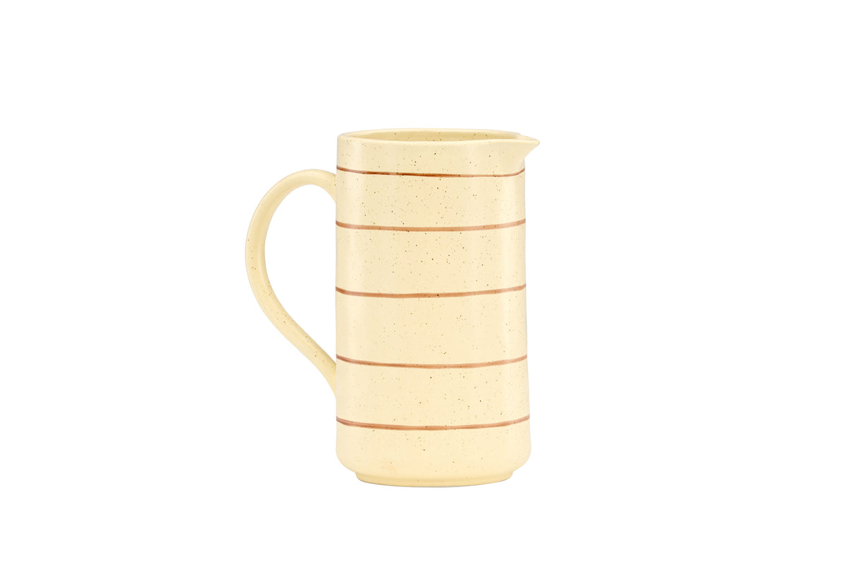 Kutie mjölkkanna 13x22 cm beige/brun