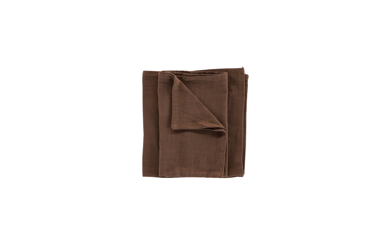 Bloria servetter 2-pack 40x40 cm mörkbruna