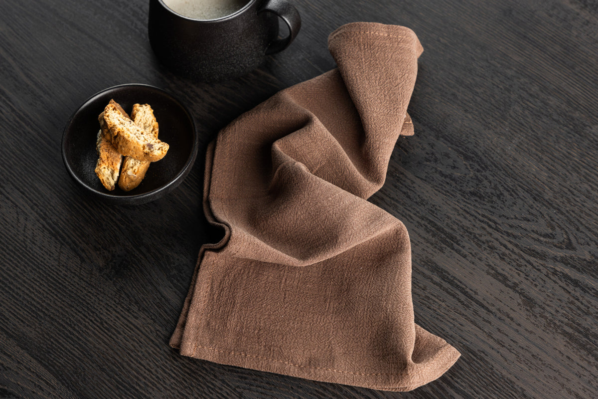 Bloria servetter 2-pack 40x40 cm mörkbruna