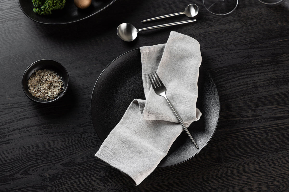 Bloria servetter 2-pack 40x40 cm ljusgrå