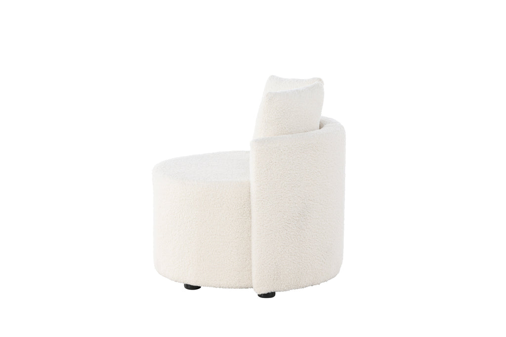 Kelso 2-sits barnsoffa vit teddy