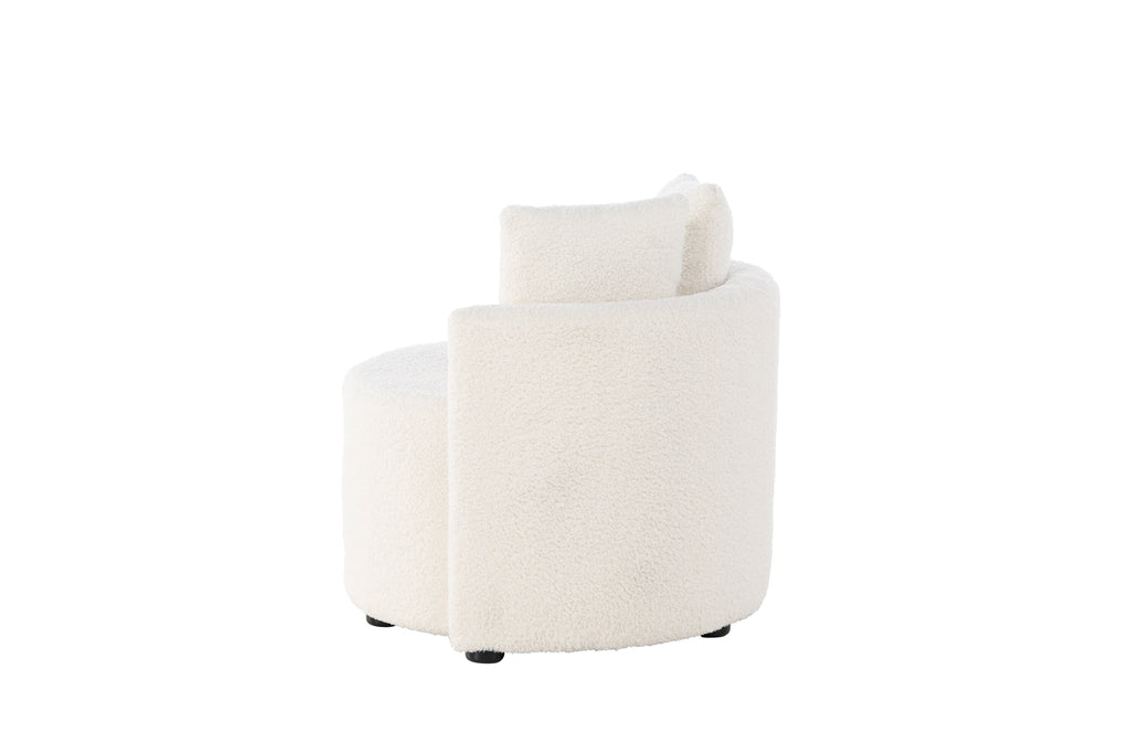 Kelso 2-sits barnsoffa vit teddy