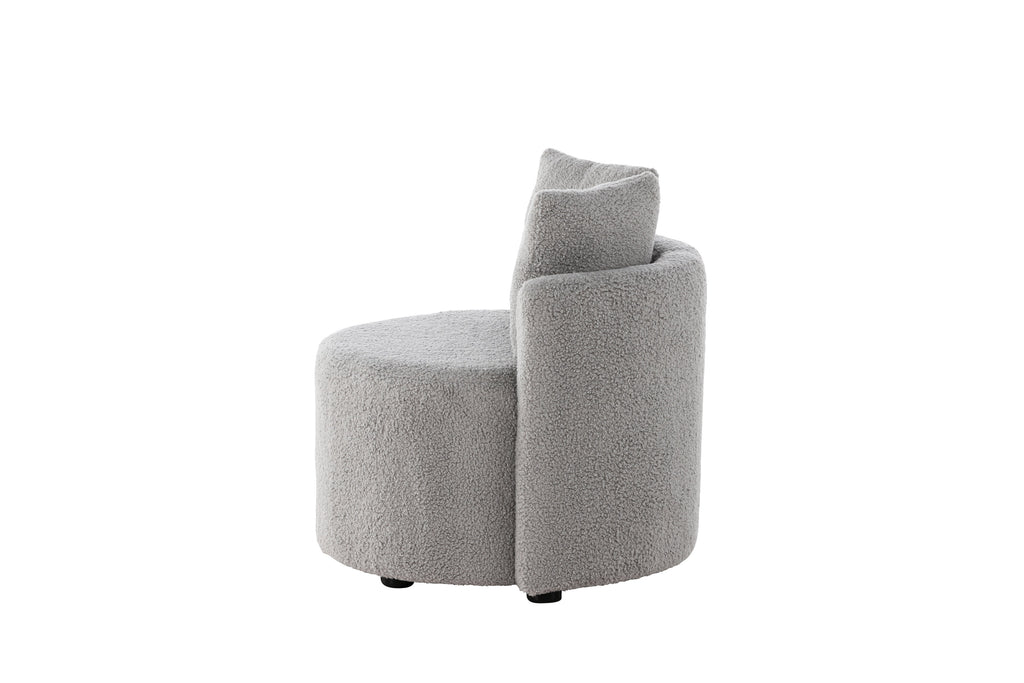Kelso 2-sits barnsoffa grå teddy