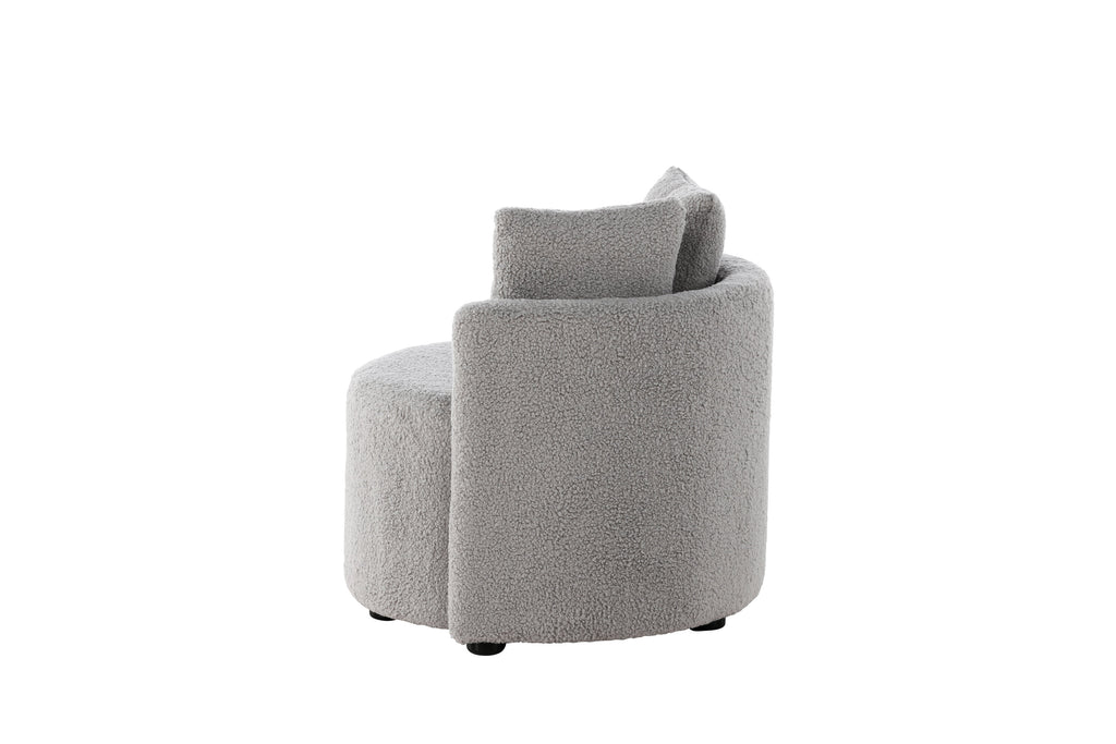 Kelso 2-sits barnsoffa grå teddy
