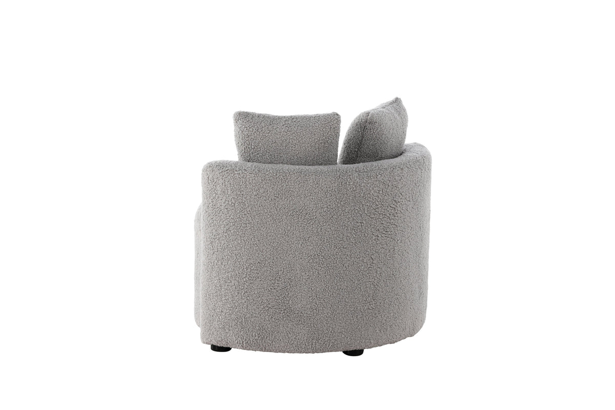 Kelso 2-sits barnsoffa grå teddy