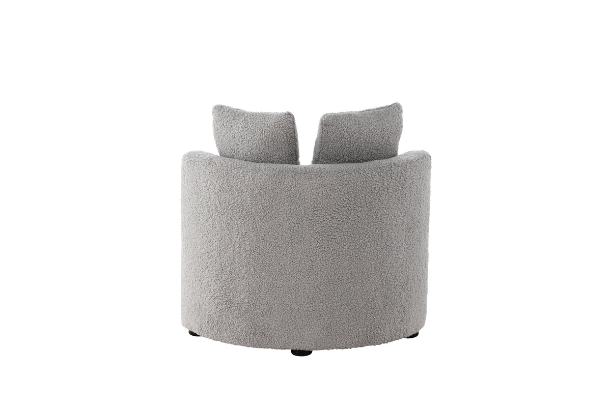 Kelso 2-sits barnsoffa grå teddy
