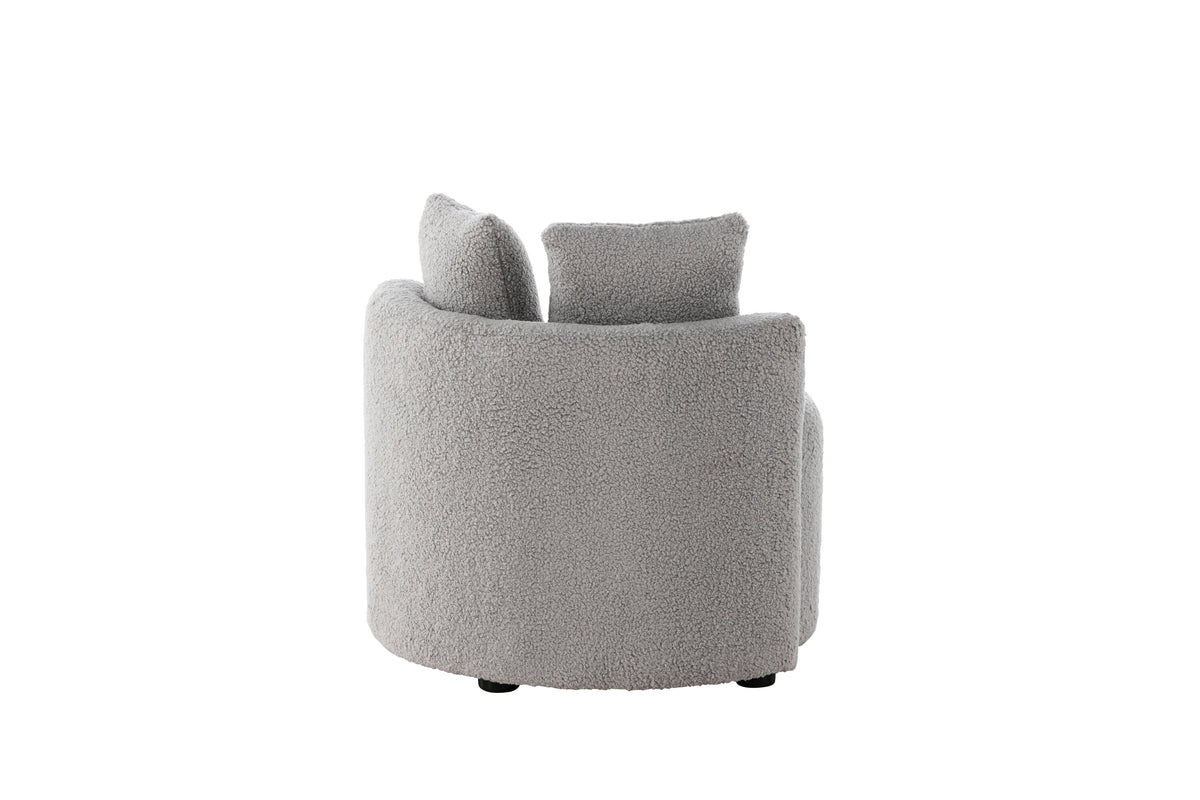 Kelso 2-sits barnsoffa grå teddy