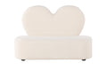 Kids Flower barnsoffa beige teddytyg