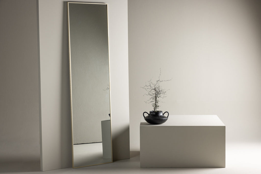 Orlando spegel 55x195 cm beige