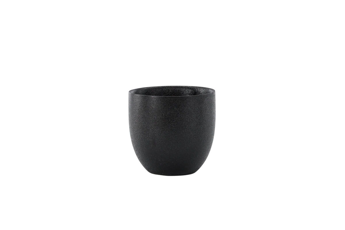 Wabi Sabi kaffekoppar 2-pack 8x8 cm (höjd 8 cm) mattsvarta
