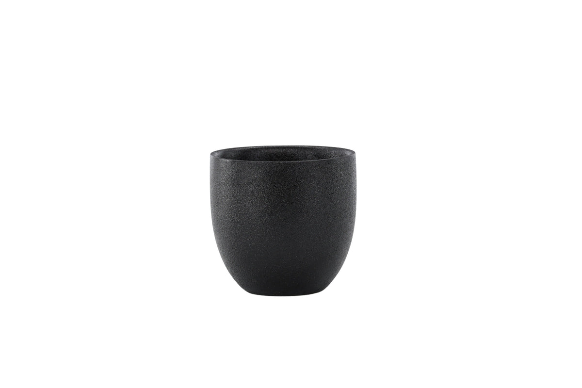 Wabi Sabi kaffekoppar 2-pack 8x8 cm (höjd 8 cm) mattsvarta