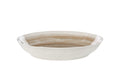Jublie skål 2-pack 33x6 cm beige stengods