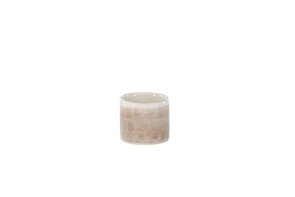 Jublie äggkopp 5x3 cm beige, 2-pack