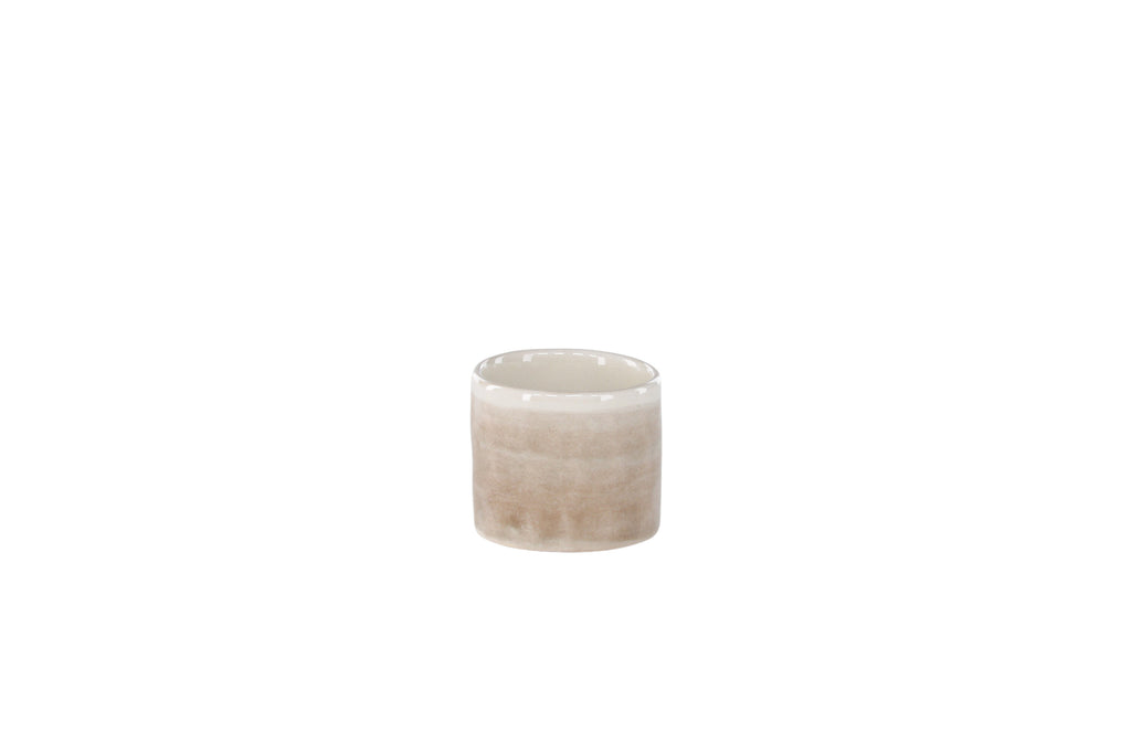 Jublie äggkopp 5x3 cm beige, 2-pack