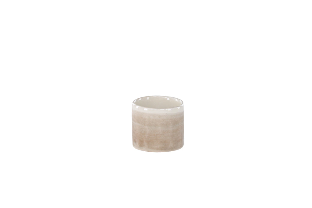 Jublie äggkopp 5x3 cm beige, 2-pack