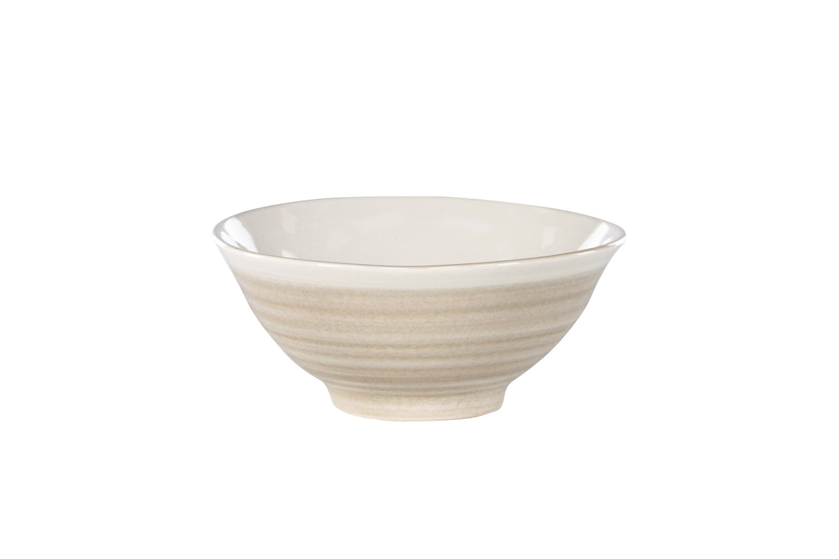 Jublie pastaskål 18x8 cm beige 2-pack