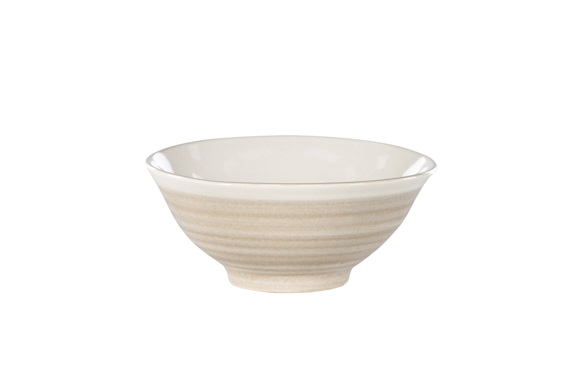 Jublie pastaskål 18x8 cm beige 2-pack