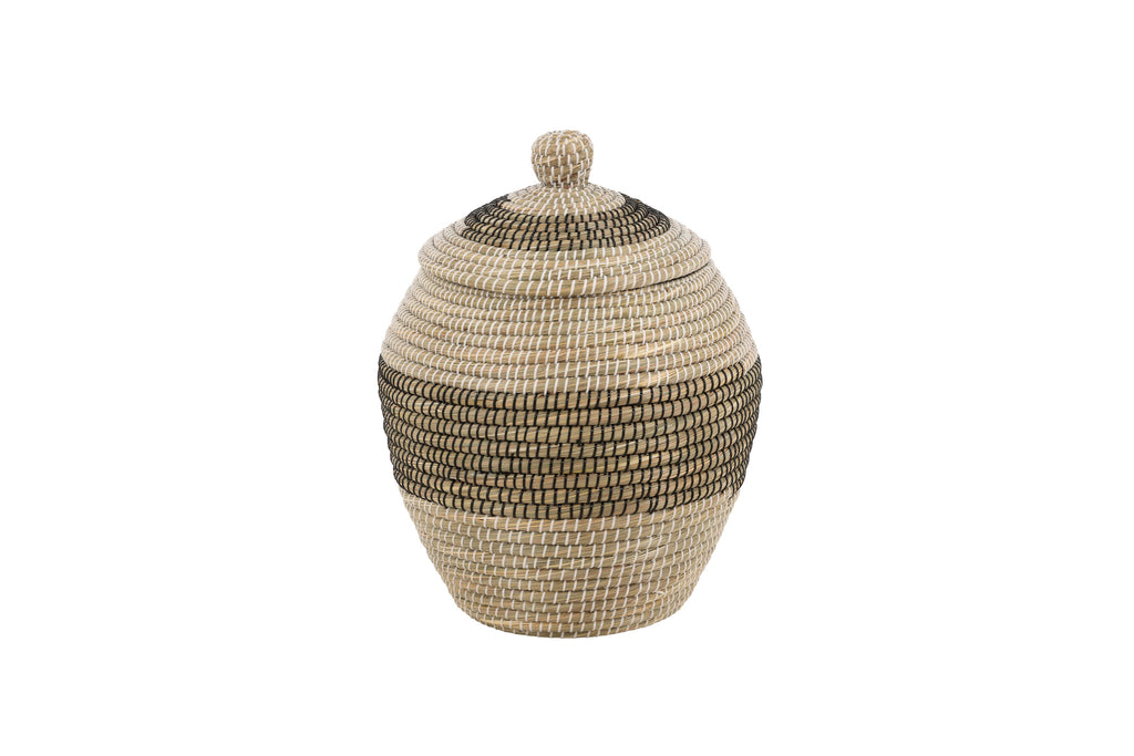 Chennai rund korg 58xØ33 cm natur/beige sjögräs